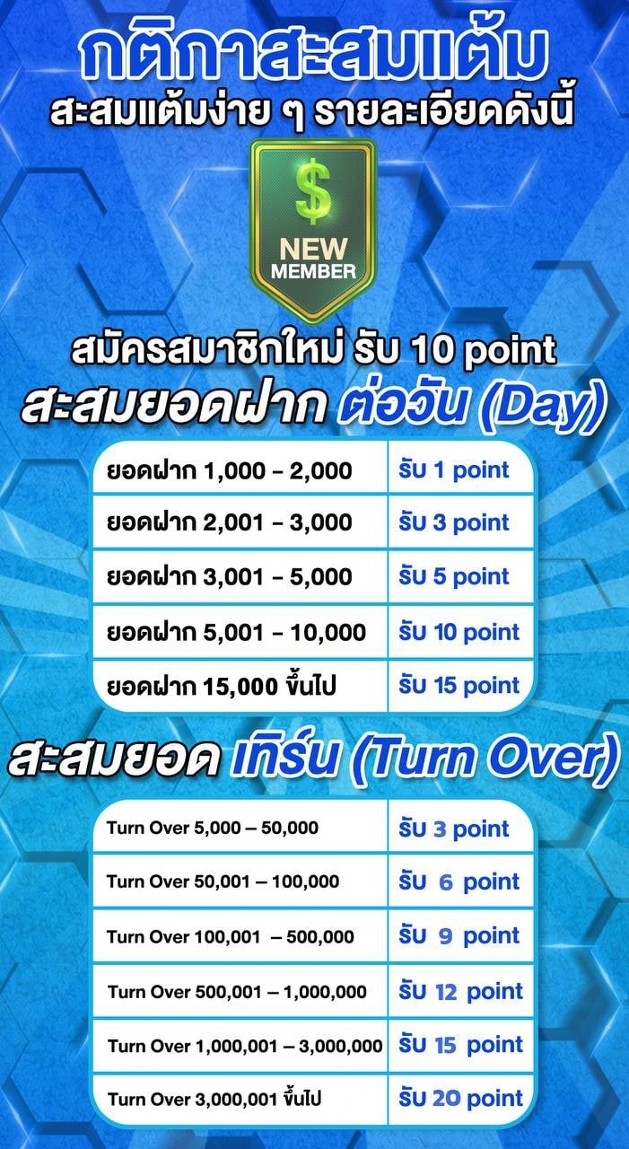 กติกาสะสมแต้ม